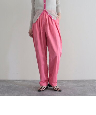 ナイロンボリュームタックパンツ