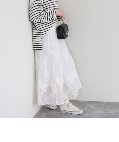 【fredyemueフレディエミュ】シアージャガードフレアースカート