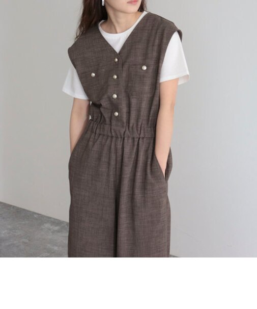 【fredyemueフレディエミュ】マリンオールインワン