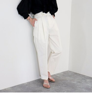 【fredyemueフレディエミュ】マリンテーパードパンツ