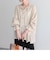 【fredyemueフレディエミュ】リネン混2WAYボウタイシャツ