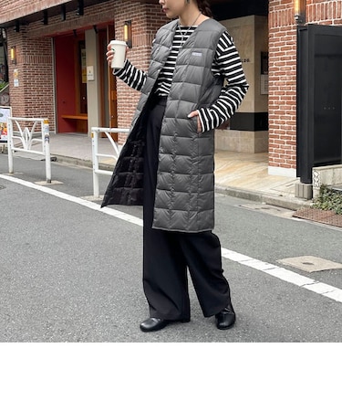 【別注】【TAION×fredy emue】ロングダウンベスト