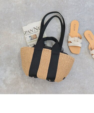 2タイプハンドルかごバッグ