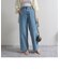 デニムセミワイドパンツ