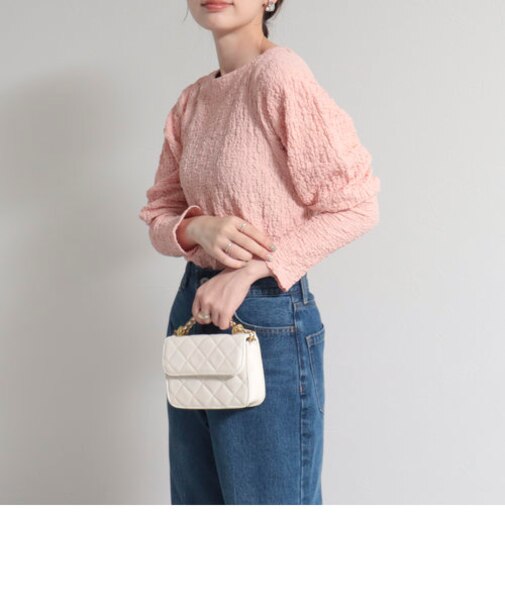 ポコポコ袖ボリュームプルオーバーカットソー