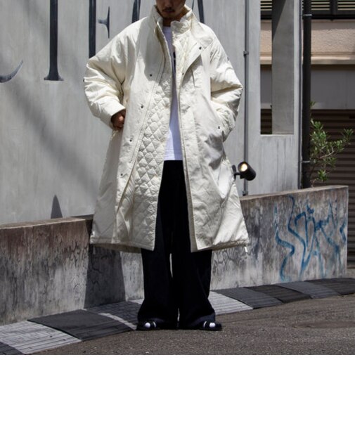 【限定展開】【GEVACO/ゲバコ】モッズリバーコート ミリタリー キルティング