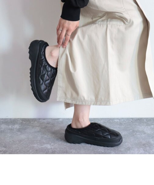 【kloggクロッグ】キルトモックシューズ