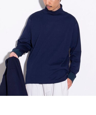 【GLOSTER/グロスター】インターロック タートルネックカットソー ロンＴ