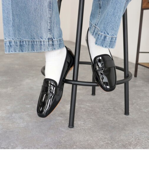 【TEMPERATE/テンパレイト】UTA　ポーチ付き防水ローファー