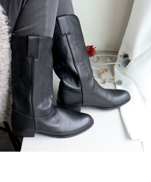 【REMME/レメ】ミドルウエスタンブーツ