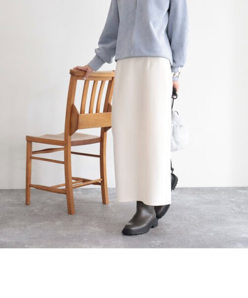 シンプルロングタイトスカート