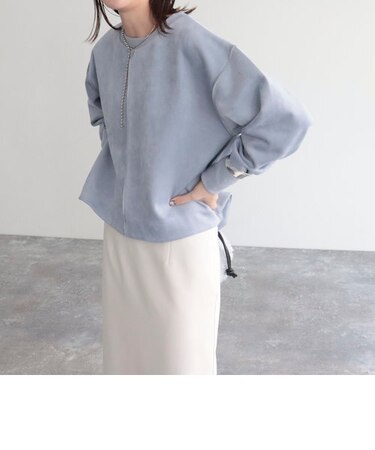 ダンボールスエード配色メロープルオーバー