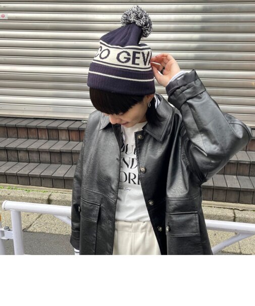 【GEVACO/ゲバコ】ロゴニットキャップ