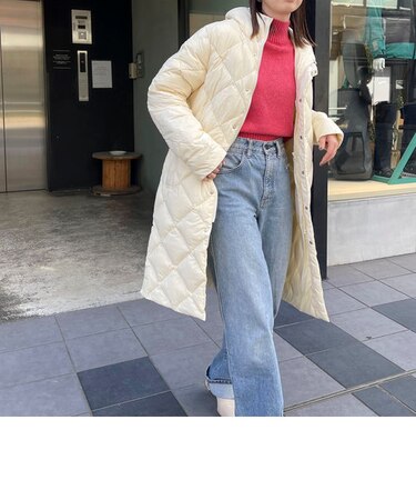 【TAION/タイオン】PACKABLE ロングフードダウンジャケット