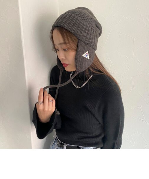 【GEVACO/ゲバコ】イヤーマフニットキャップ