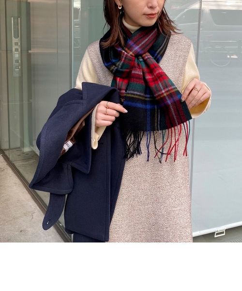 TWEEDMILL チェック柄ウールマフラー 楽天市場】TWEED MILL ツイードミル マフラー Lambswool Knee