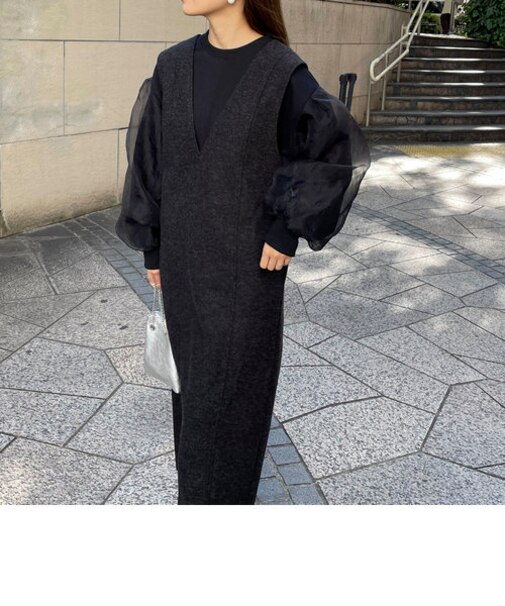 ウール調ジャンスカ