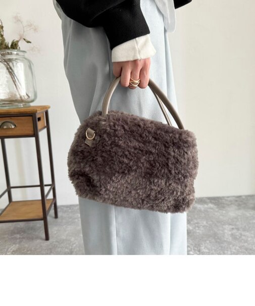 ボアトート2wayショルダートートバッグ