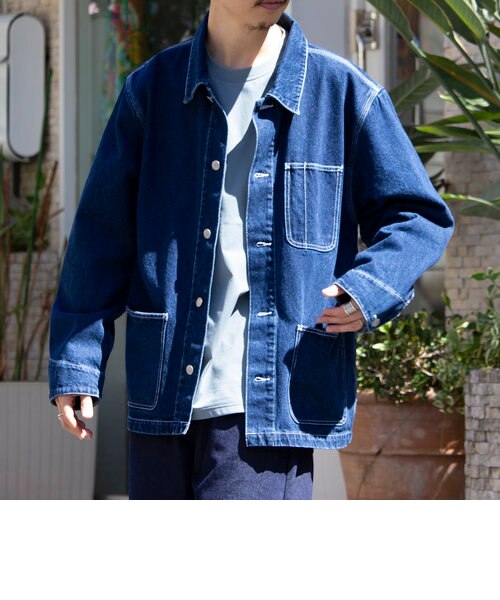 限定展開】【GLOSTER/グロスター】デニムカバーオール