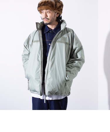 【TAION/タイオン】GLOSTER別注 MILITALY LEVEL7 JACKET ダウン