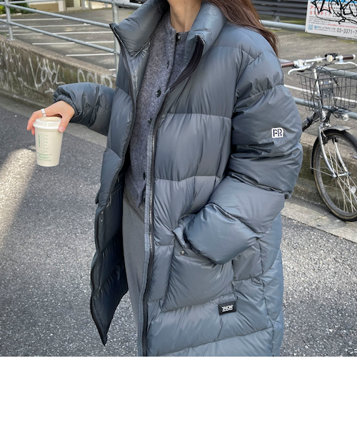 【別注】【TAION×fredy emue】ボリュームダウンコート ロングダウン TAION×fredy emue】PACKABLE 別注ボリュームダウンコート｜フレディ