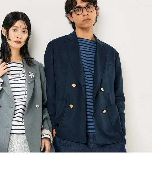 近年モデル アナイ 紺ブレ36 ジャケット ブレザー ダブル 金ボタン ネイビー GLOSTER/グロスター】NAVY BLAZER ネイビーブレザー 紺ブレ 金ボタン