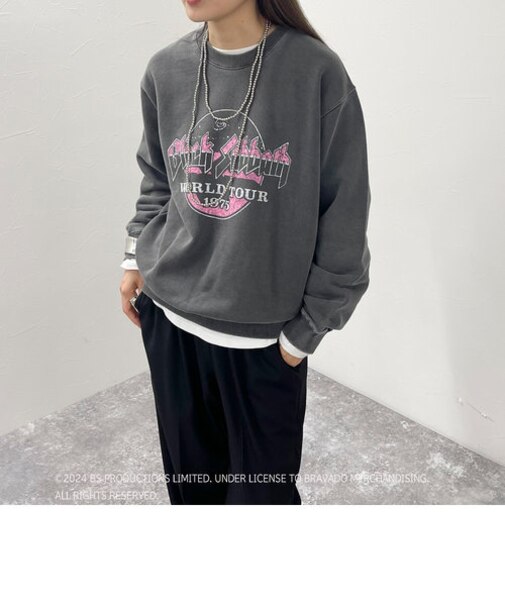 【GOOD ROCK SPEED/グッドロックスピード】BANDプリント裏毛スウェット