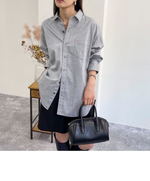 FR刺繍ベーシックシャツ