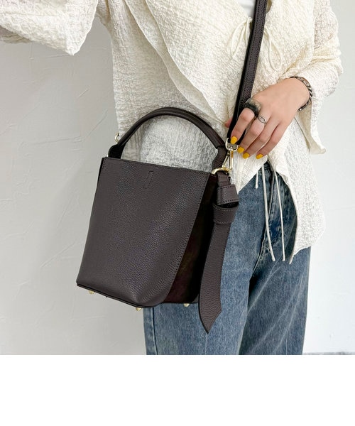 新品　【AULENTTI/オウレンティ】マルチWAYレザーバケツバッグ AULENTTI/オウレンティ】マルチWAYレザーバケツバッグ｜フレディ