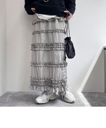 フリルギャザータイトスカート