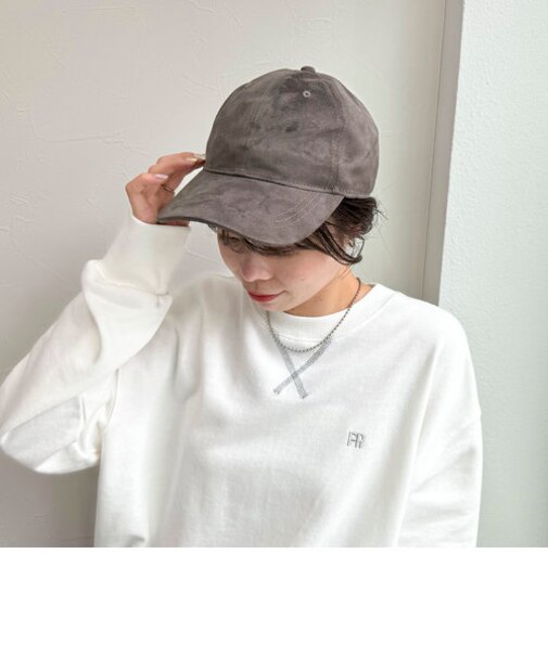 フェイクスエードキャップ