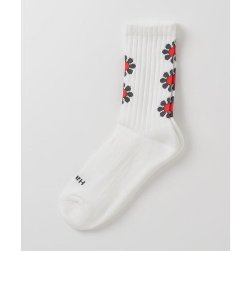 【ROSTER SOX/ロスターソックス】PEACE 花柄  靴下 ソックス 日本製