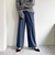 ソフトフランネルセミワイドパンツ