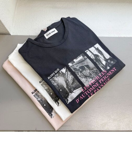 シルケットPHOTO ロンTシャツ