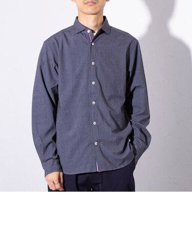 【ビジカジ対応】【GLOSTER/グロスター】ウールライク パラシュートシャツ カッタウェイシャツ