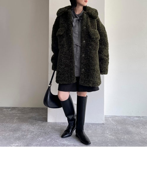 JAKKE ジャッキー DAME SHACKET COAT WEB限定】【JAKKE/ジャッキー】DAME SHACKET COAT（4-0335-6-28