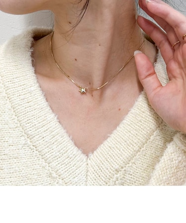 ワンスターアジャストネックレス