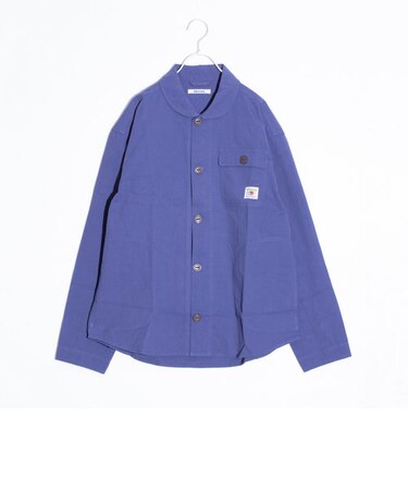 【FREDYMAC/フレディマック】丸襟 カバーオールシャツ ワンポイントロゴ UNISEX
