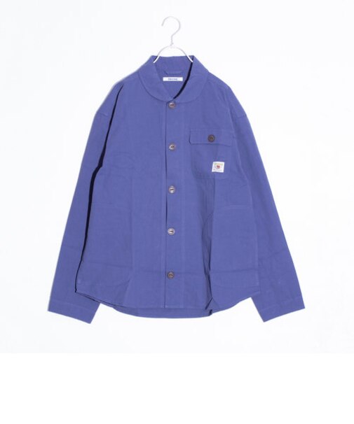 【FREDYMAC/フレディマック】丸襟 カバーオールシャツ ワンポイントロゴ UNISEX