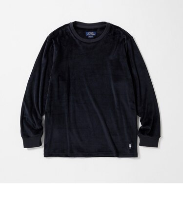 POLO RALPH LAUREN/ラルフローレン】ブラッシュドベロア クルーネック 