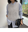 ラメシャギーニットベスト
