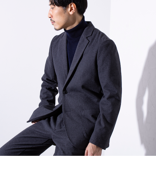 【ビジカジ対応】【GLOSTER】ACTIVE STTER ツイード テーラードジャケット