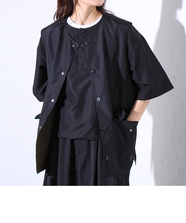 【TAION/タイオン】ミリタリー Ripstop  クルーネック リバーシブルベスト