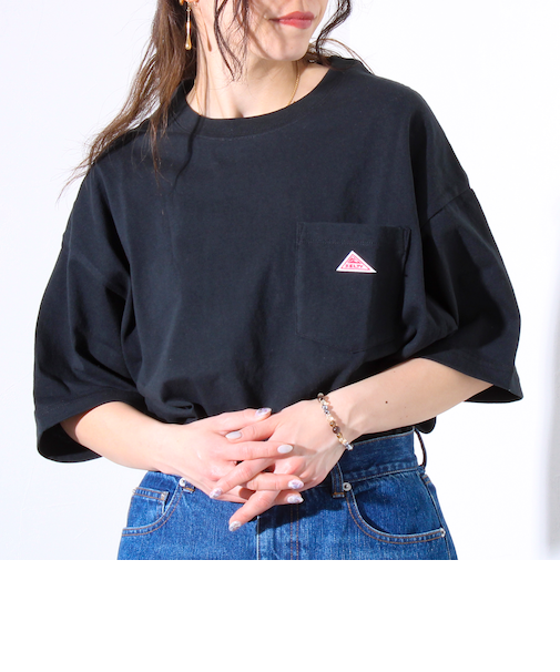 【KELTY×GLOSTER】別注ワンポイント ポケットTシャツ ワンポイントワッペン