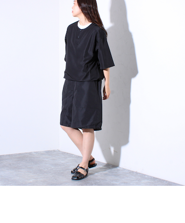 【TAION/タイオン】ミリタリー リバーシブル ワイドショーツ ショートパンツ ユニセックス
