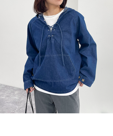 デニムアノラック