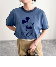 【GOOD ROCK SPEED/グッドロックスピード】Disney MickeyリンガーTシャツ