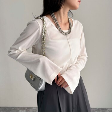 【haru企画】2WAYシアーフロッキートップス