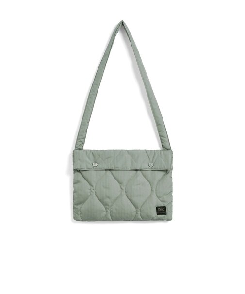 【TAION/タイオン】 リップストップ ダウンサコッシュ ショルダーバッグ