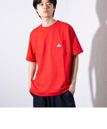 【GEVACO/ゲバコ】コンパクトTシャツ ベーシッククルーネック ポケT （無地/ストライプ）